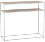 J-line Fa fésülködőasztal J-line Zigtem 100 x 35 cm fehér szerkezettel (J-25010)
