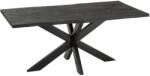J-line Fekete mangó étkezőasztal J-line Gary 200 x 90 cm (J-23913)