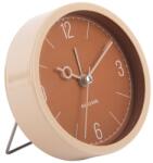 Present Time Barna fém ébresztőóra Lencse (KA5986BR)
