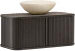 Kave Home Sötétbarna fa mosdószekrény Kave Home Mailen 90 x 45 cm (LF-M0500007MM51)