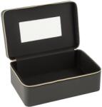 J-line Fekete műbőr ékszerdoboz J-line Jewly 30 x 19 cm (J-46557)