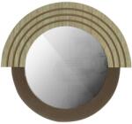 WOOOD Fa kerek fali tükör Zebina 29 cm (377269-N)
