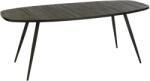 J-line Fekete fa étkezőasztal J-line Takke 200 x 90 cm (J-40786)