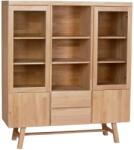 Rowico Tölgy vitrin ROWICO BROOKLYN 150 x 130 cm (RO-108596)