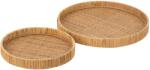 J-line Két rattan tálcás készlet J-line Ragenn 30/40 cm (J-11159)