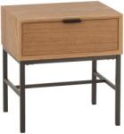 J-line Barna fa oldalasztal J-line Differa 47, 5 x 30 cm (J-10605)