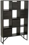 J-line Fekete fa polc J-line Takke 158 x 100 cm (J-40791)