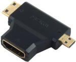 HOPE R Adaptor 2 in 1 Micro si Mini HDMI tata la HDMI mama, HOPE R (HPR7HA028N17)