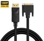 HOPE R Cablu Displayport DP tata la DVI-D tata, 1.8m, contacte aurite, unidirectional, HOPE R (CCPDV18HPR)