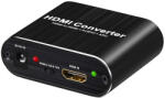 HOPE R Convertor ARC HDMI la HDMI 4K Audio Splitter cu Optical Toslink SPDIF si 3.5mm Audio Stereo, negru, HOPE R (CAHDHDSPDHP)