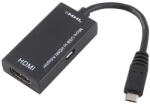 HOPE R Adaptor MHL (tata) - HDMI (mama), micro USB-B (HPR7HV039N17)