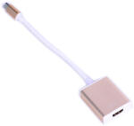 HOPE R Cablu convertor USB 3.1 Type C la HDMI 1080p pentru Samsung, Apple MacBook, roz-auriu (CUCHDMIHP)