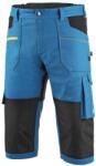 CXS Pantaloni de lucru 3/4 pentru bărbați CXS STRETCH - Mediu albastră / neagră | 48 (1090-027-440-48)