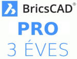  BricsCAD Pro új előfizetés 3 évre (PRO-SU-SUB-NEW-NA-3Y)