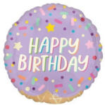 anagram Szülinapi fólia lufi 17" 43cm Happy Birthday! (LUFI741444)