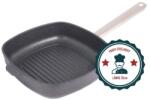 Baf Titán grill serpenyő 26x26 magas 6, 5 cm BAF Gigant new line profi fogantyú Indukciós grillserpenyő
