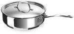 BEKA Luxus rozsdamentes acél serpenyő Beka Chef 24 cm mély fedővel