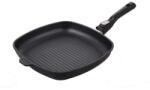 Harecker Pfannen Grill serpenyő titán 28x28 magas 5, 0 cm Harecker Excelent levehető fogantyú Indukció
