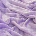 decoDoma Cearceaf cu elastic din micropluş mov 180 x 200 cm
