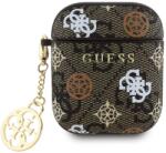 Guess PU 4G Peony Charm husă pentru AirPods 1/2 maro (GUA2P4RPEW)