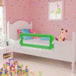 vidaXL Balustradă de pat protecție copii 2 buc 102x42 cm verde (276083)