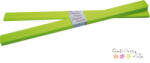  Krepp papír, tekercses 50x200cm - neon sárga
