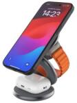 FIXED MagPowerstation Round 3 in 1 Cablu fără MagSafe suport pentru încărcare gri (FIXMPOS-RO-GR)