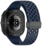 gigapack Samsung Galaxy Watch Ultra eSIM 47mm (SM-L705) lyukacsos szilikon pótszíj sötétkék (GP-163516) (GP-163516)