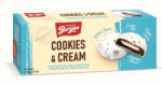 Bergen Cookies & Cream - Vanília krémmel töltött keksz 128g