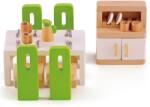 Hape Комплект дървени мини мебели Hape - Трапезария (H3454)