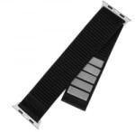 FIXED Nylon Sporty Apple Watch 42/44/45/46mm szíj fekete (FIXNST2-434-BK) (FIXNST2-434-BK)