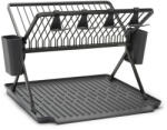 Brabantia Сгъваем сушилник за съдове Brabantia SinkSide 1004151, Поставка за прибори, Устойчив на корозия, Тъмносив (1004151)