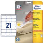 AVERY Etikett Avery L6023REV-25 63, 5X38, 1 univerzális visszaszedhető 25+5 ív/doboz (L6023REV-25) - pcx