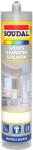 Soudal Szaniter szilikon színes, EZÜSTSZÜRKE 310ml H/R/B 166579 (166579)