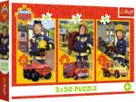 Trefl Trefl, Pompierul Sam, puzzle, 3x50 piese Puzzle