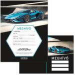 Ars Una Partimeghívó ARS UNA 10 ív+10 db boríték Lamborghini türkiz 50223367 (50223367)