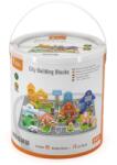 Viga Toys Cuburi de construit, Viga, Orase, 100 buc