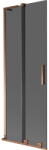 Mexen Velar L, 2 szárnyas eltolható kádparaván 70 x 150 cm, 8mm szürke üveg, rózsaszín arany, 896-070-003-41-60 (896-070-003-41-60)