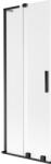 Mexen Velar L, 2 szárnyas eltolható kádparaván 75 x 150 cm, 8 mm mattüveg, fekete matt, 896-075-003-31-70 (896-075-003-31-70)