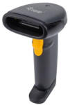 Equip Kézi Vonalkód olvasó - 351020 (1D, állvánnyal, vezetékes, fekete) (351020) - ipkameradiszkont