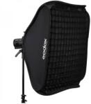 Godox 80x80cm S2-type Bowens bracket softbox méhsejtráccsal (SGGV)