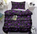  Pamut ágynemű GRAPHIO lila Ágyneműhuzat mérete: 70 x 90 cm | 140 x 200 cm