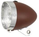  Lámpa első elemes 3 led klasszikus retro matt barna