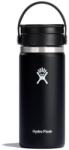 Hydro Flask Thermo bögre 16 OZ Wide Flex Sip Lid, fekete