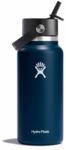 Hydro Flask Széles termo palack szájjal 32 OZ Wide Flex Straw Cap, indigo