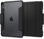 Apple iPad Air (2020 / 2022) / iPad Air 11 (2024 / 2025), mappa tok, közepesen ütésálló, levehető előlap, Apple Pencil tartóval, Smart Case, Spigen AirSkin Pro, fekete