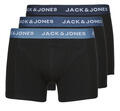 Jack & Jones Boxerek JACSOLID TRUNKS 3 PACK OP Fekete EU L
