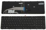 HP ProBook 650 655 G2 G3 series trackpointtal (pointer) háttérvilágítással (backlit) magyar (HU) fekete laptop/notebook billentyűzet gyári