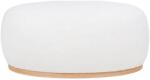 Nordic Living Fehér bouclé puff Belfort 54, 5 x 88, 5 cm (1501222)