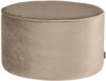 WOOOD Bézs színű, bársony puff Norma 60 cm (350410-KG)